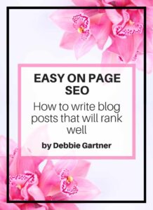 easy on page seo book cover